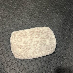 Barefoot Dreams Cream Fuzzy Clutch